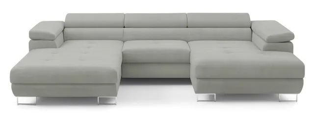 selsey-nollia-ecksofa-u-f-rmig-rechts-mit-schlaffunktion-boucl-hellgrau image 1