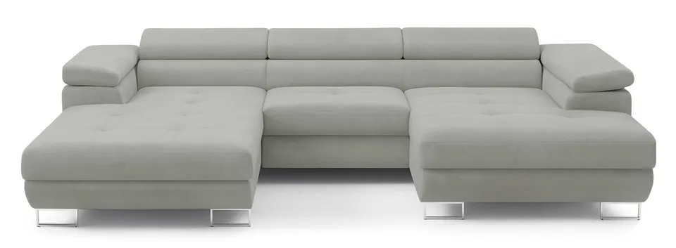 selsey-nollia-ecksofa-u-f-rmig-rechts-mit-schlaffunktion-boucl-hellgrau image 1