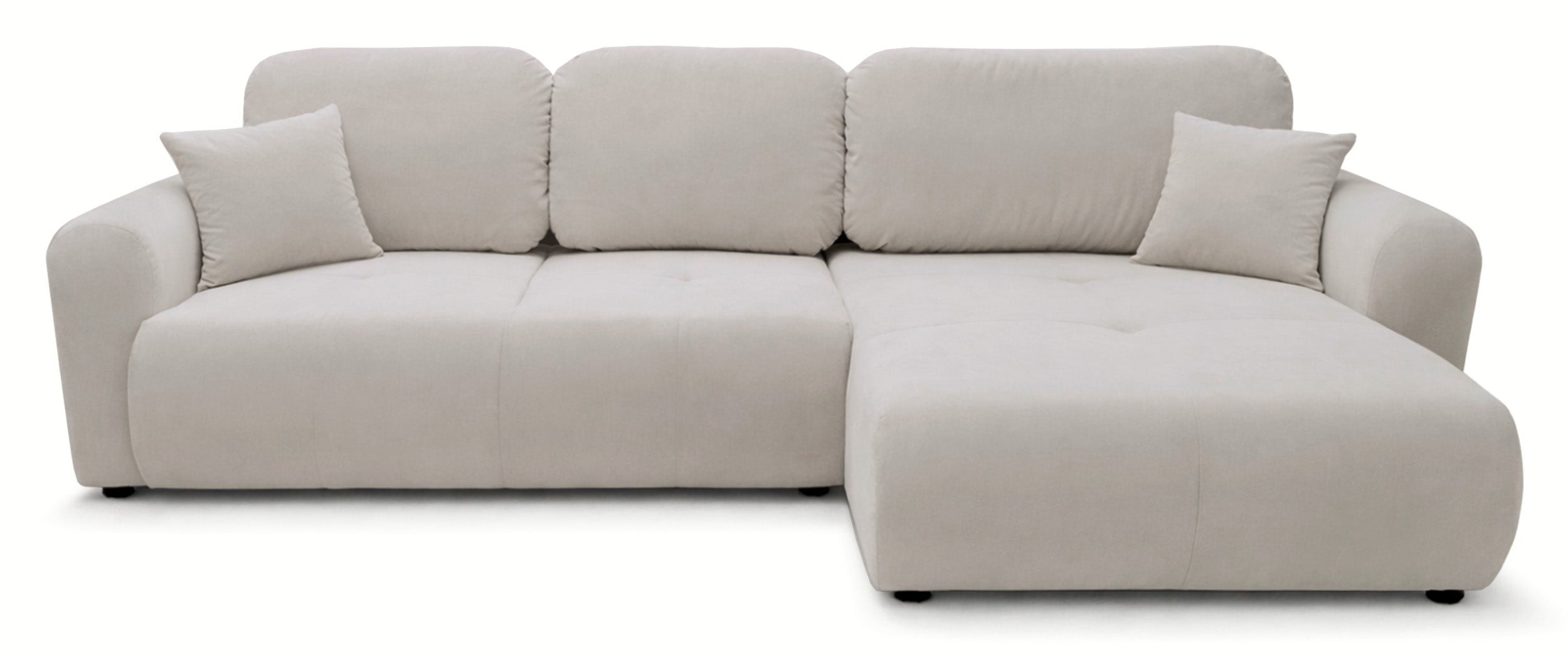 selsey-olido-ecksofa-l-universell-mit-schlaffunktion-und-stauraum-hellgraubeiger image 1