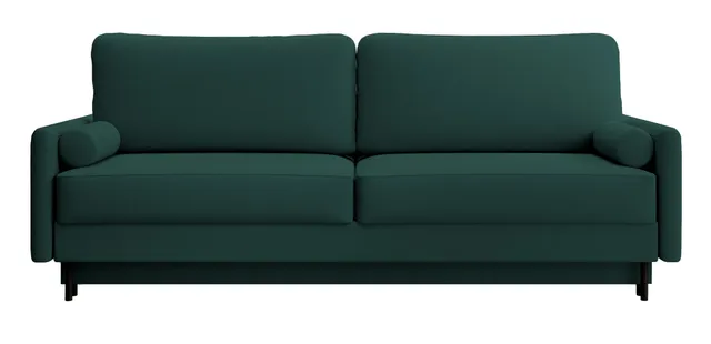 selsey-tomonde-3-sitzer-schlafsofa-mit-stauraum-smaragdgr-ner-velours image 1