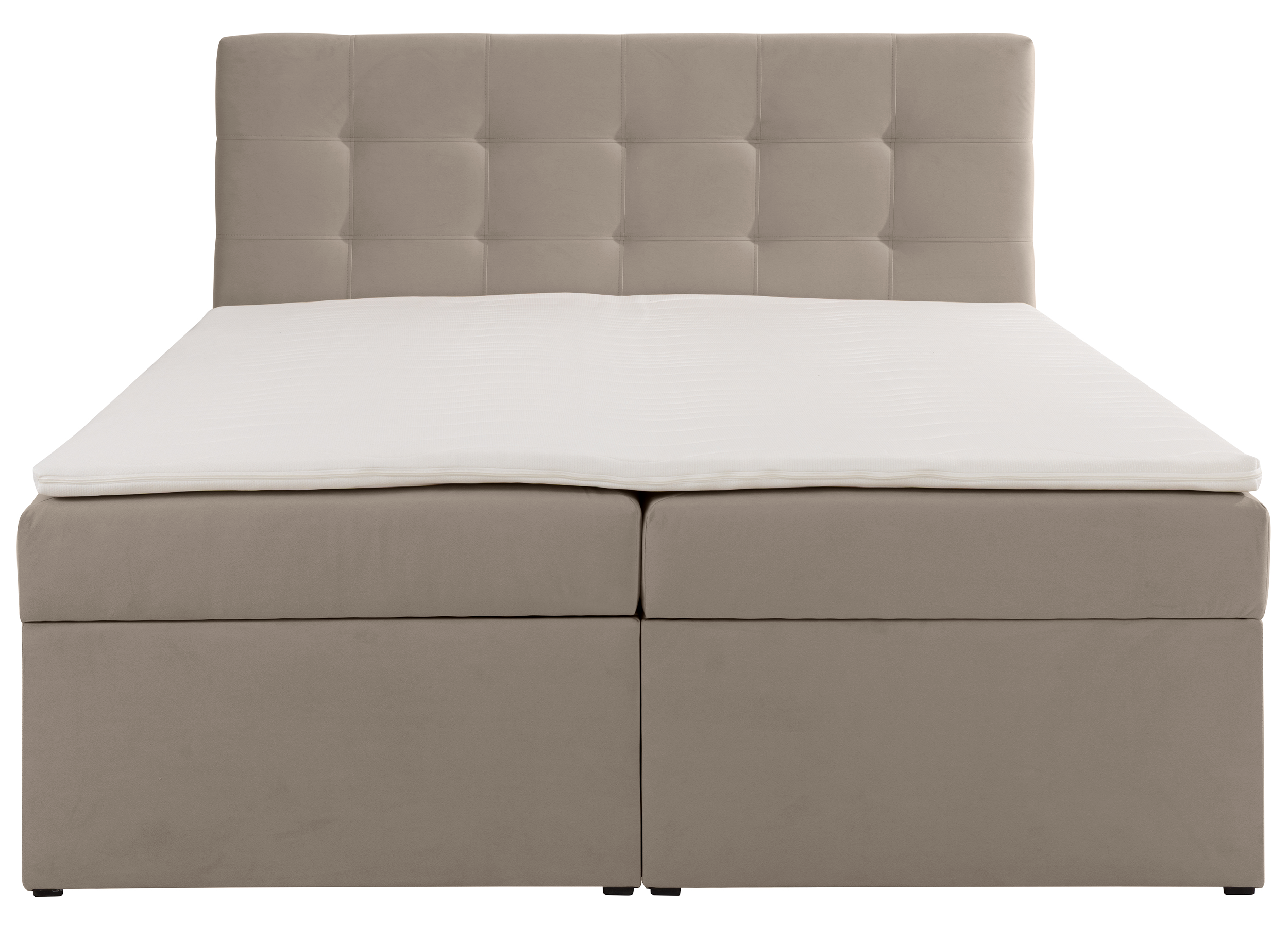 selsey-ronneo-kontinentalbett-180x200-cm-grau-beige-samt-mit-stauraum-und-topper image 3