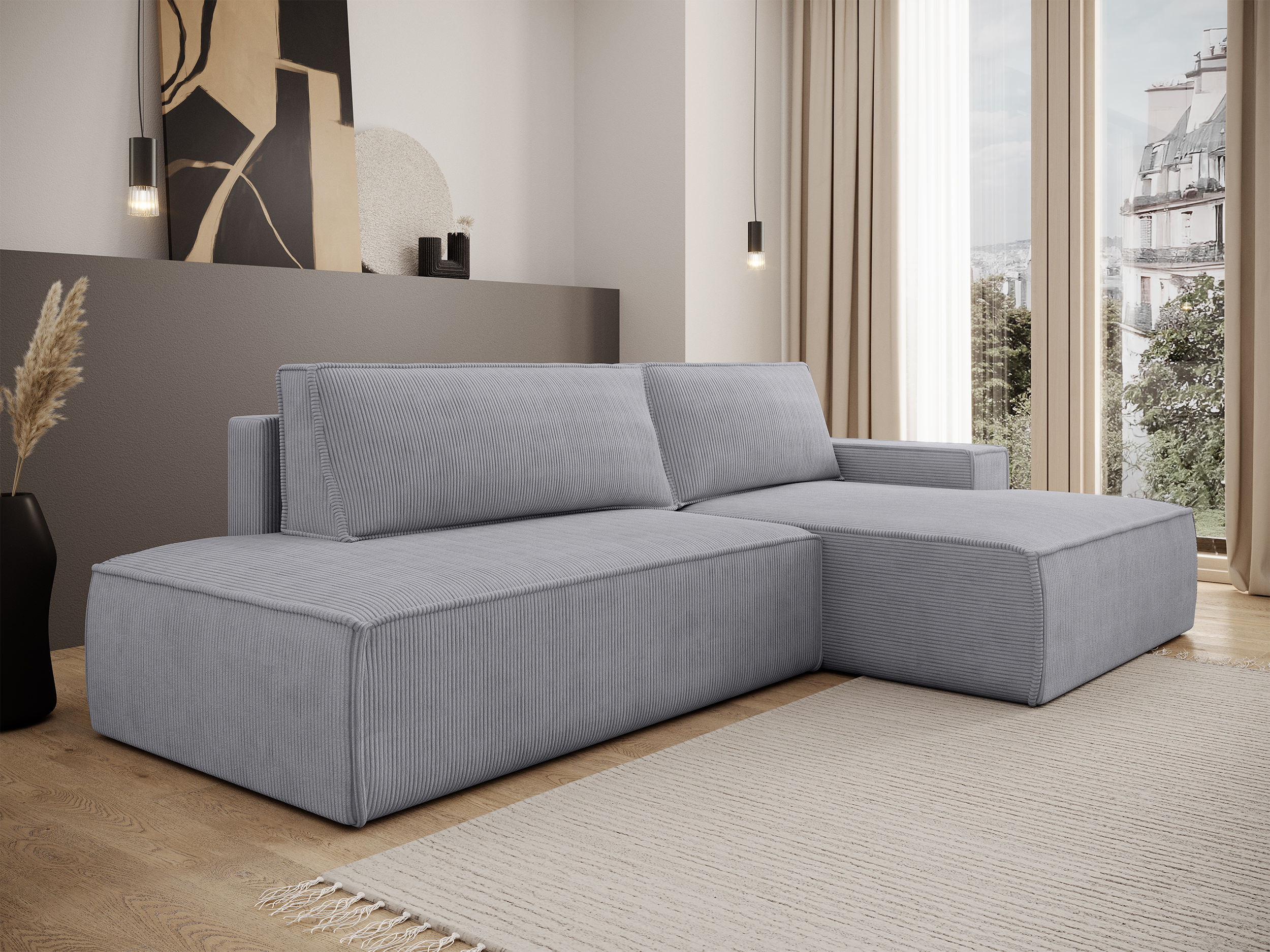 selsey-felicjo-ecksofa-mit-schlaffunktion-rechts-l-form-mit-stauraum-hellgrauer- image 2