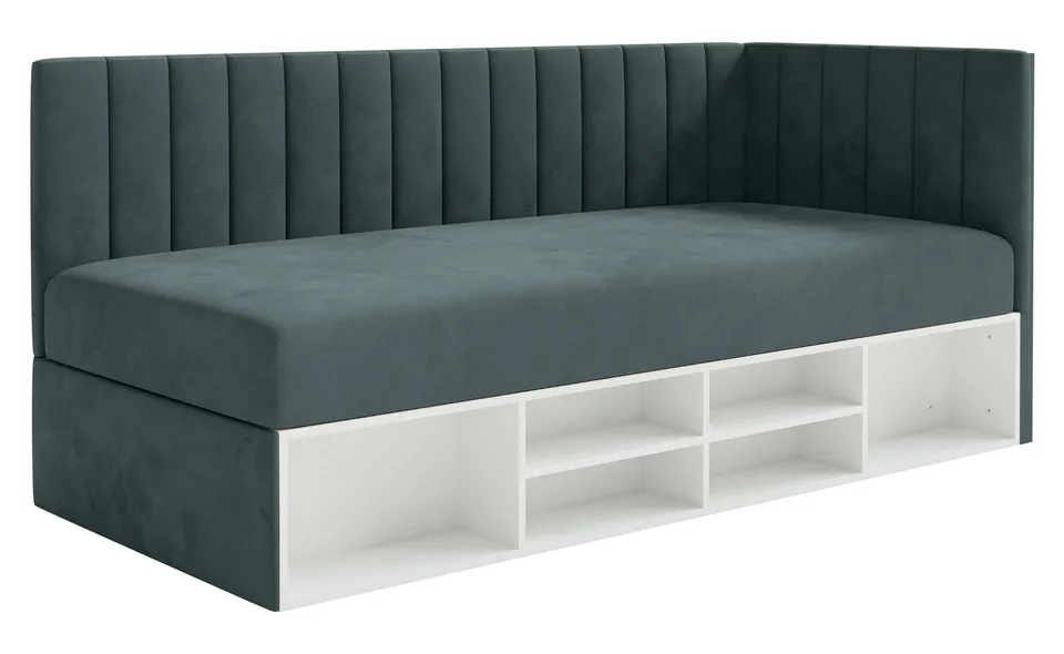 selsey-ventrio-jugendbett-90x200-cm-rechtsseitig-mit-stauraum-blau-grau-velours image 1