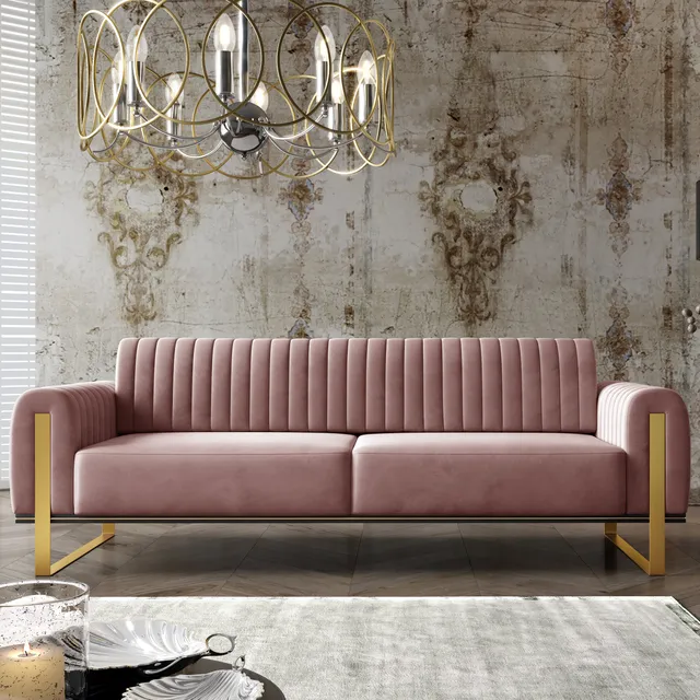 selsey-parissa-dreisitziges-sofa-3-sitzer-rosa-velours image 1