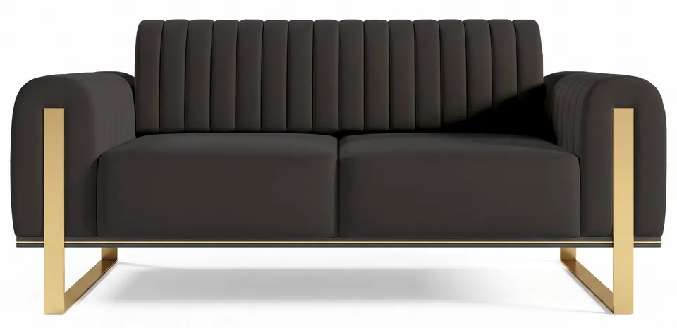 selsey-parissa-zweisitziges-sofa-dunkelgrau-samt image 1