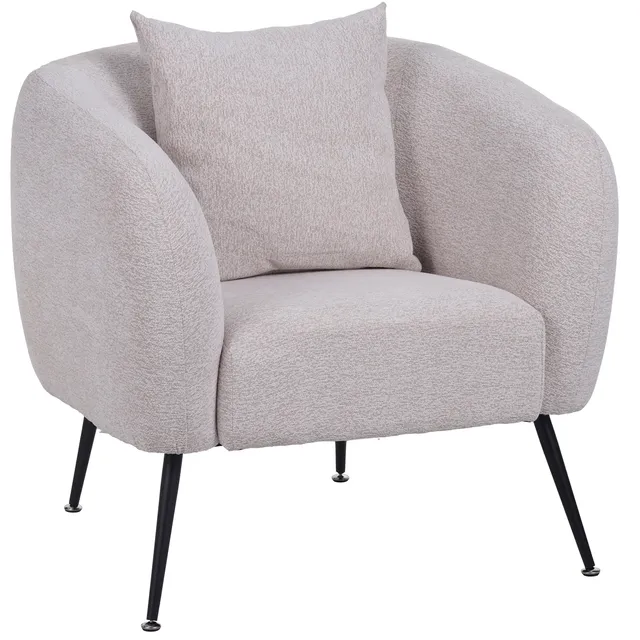 selsey-inglede-relaxsessel-hellbeige-chenille-auf-schwarzen-beinen image 1