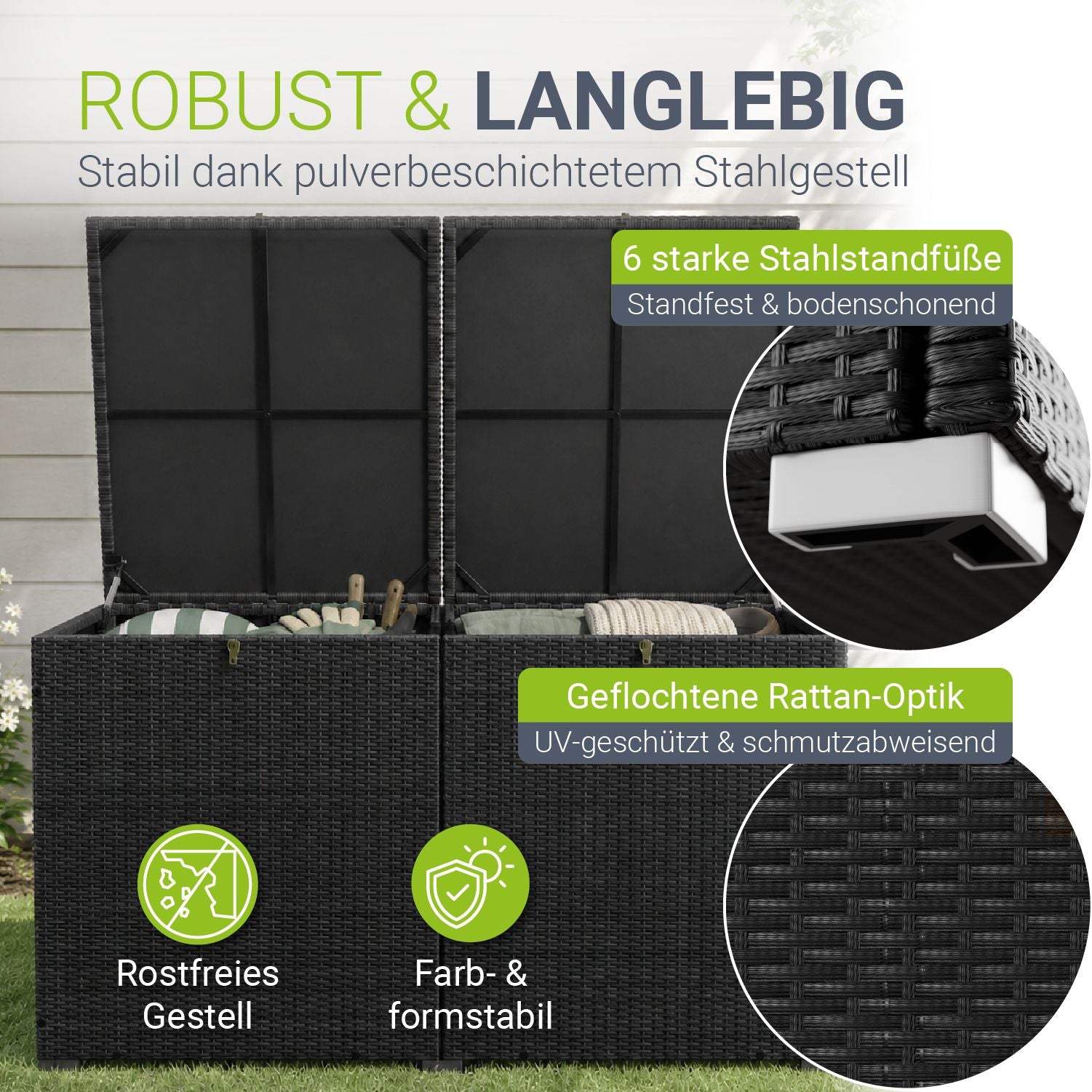 juskys-polyrattan-auflagenbox-ikaria-950-l-gartenbox-schwarz-mit-deckel image 5