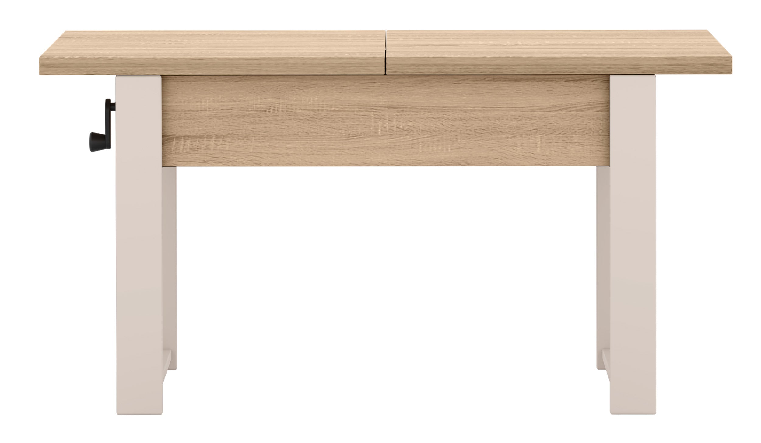 selsey-hugo-ausziehbarer-couchtisch-120-157-x-67-cm-sonoma-eiche-mit-kaschmirbei image 5