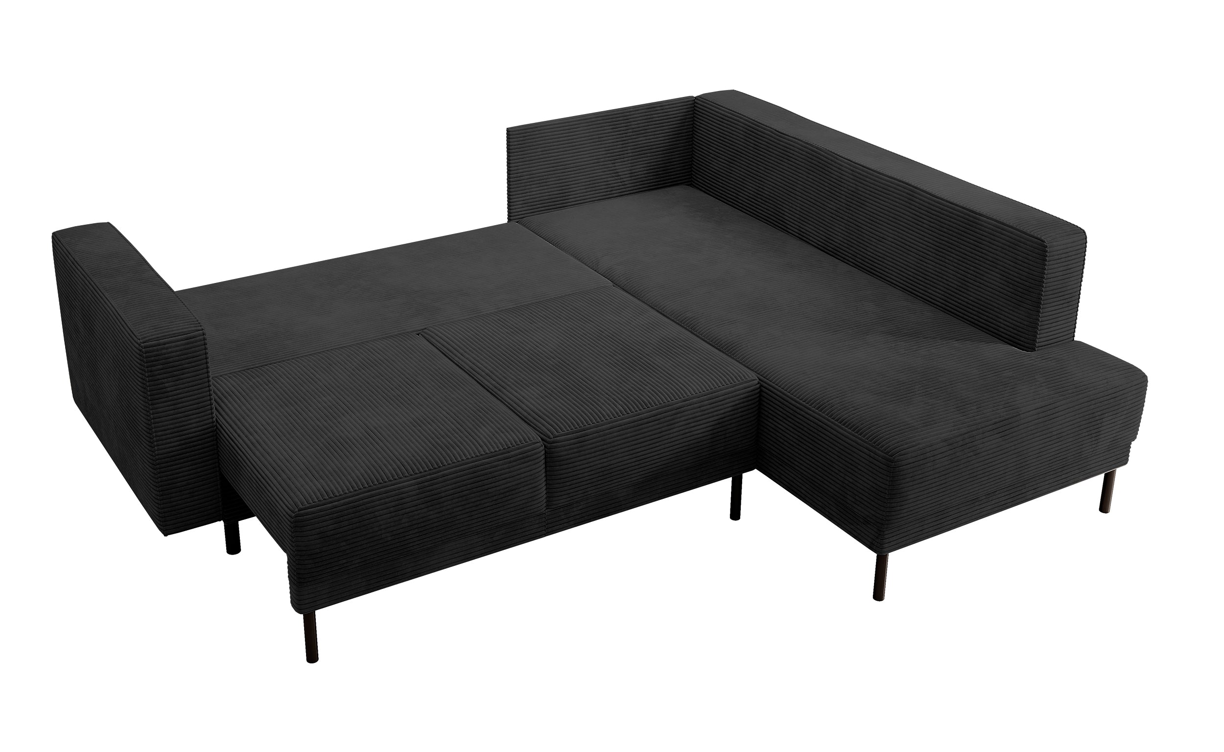 selsey-rodario-ecksofa-rechtsseitig-mit-schlaffunktion-und-bettkasten-schwarzer- image 6