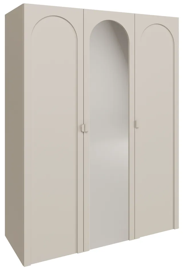 selsey-arkadia-dreht-renschrank-150-cm-mit-spiegel-und-gefr-ster-front-kaschmir image 1