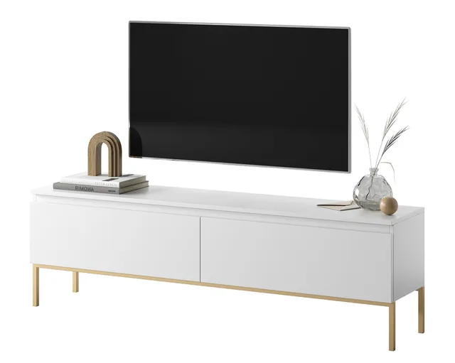 selsey-bemmi-tv-schrank-150-cm-wei-mit-goldenen-beinen image 1