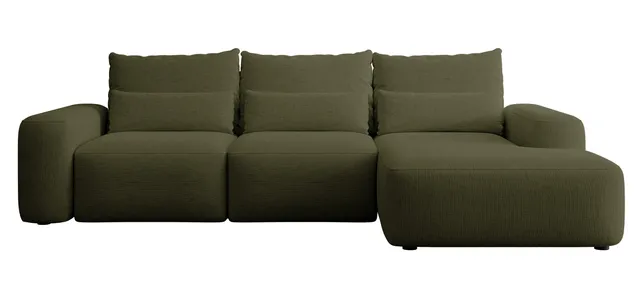selsey-carnos-ecksofa-mit-schlaffunktion-l-form-rechts-olivgr-ner-hydrophober-ch image 1