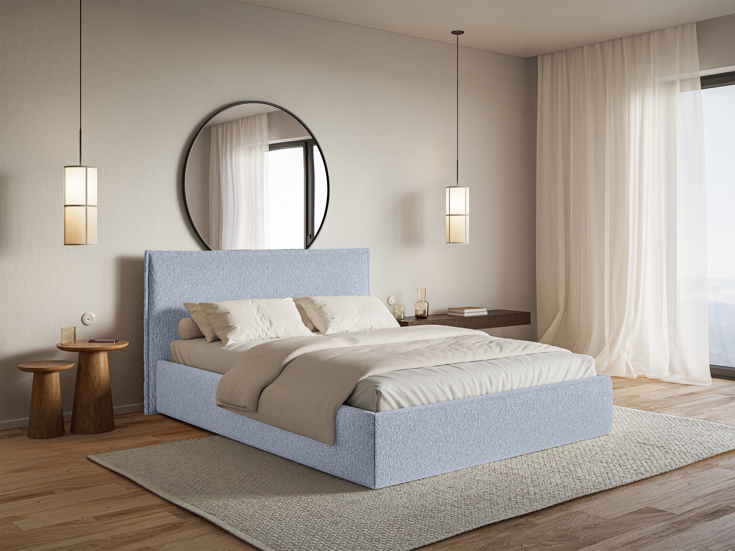 selsey-softie-slim-polsterbett-140x200-cm-hellblauer-chenille image 2