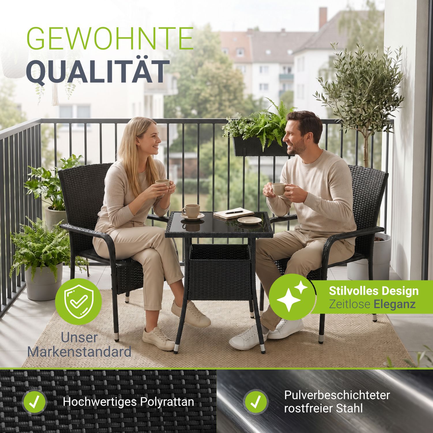 juskys-yoro-eckiger-polyrattan-gartentisch-mit-glasplatte-schwarz image 7