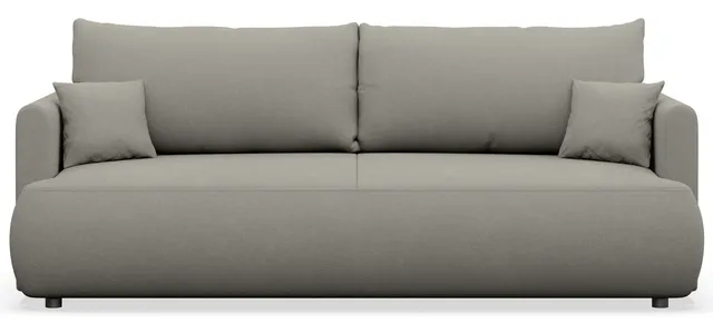 selsey-ovo-mini-3-sitzer-schlafsofa-mit-stauraum-hellgrau-chenille-pflegeleicht image 1
