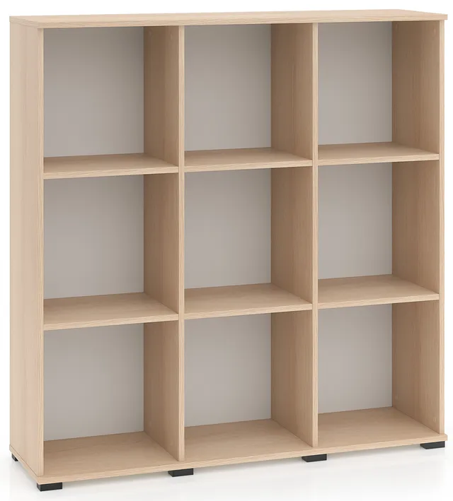 selsey-odelis-offenes-regal-120-cm-lindberg-eiche-mit-9-f-chern image 1