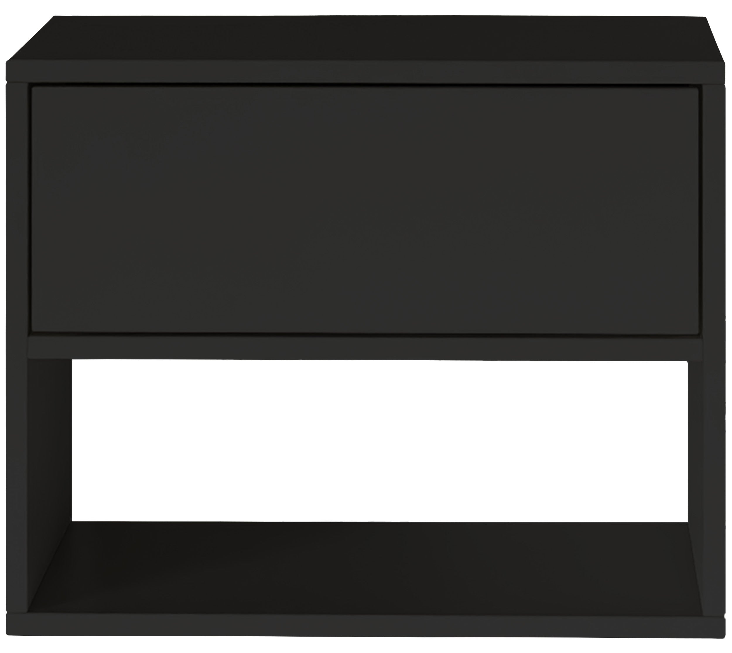 selsey-framme-h-ngender-nachttisch-mit-schublade-und-fach-50-cm-schwarz image 4