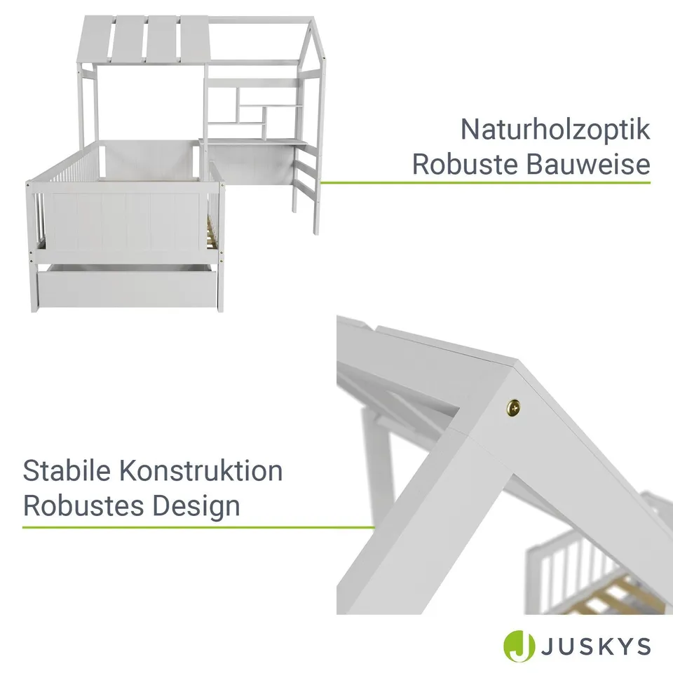 juskys-kinderbett-yari-kinderbett-mit-spiel-design image 1