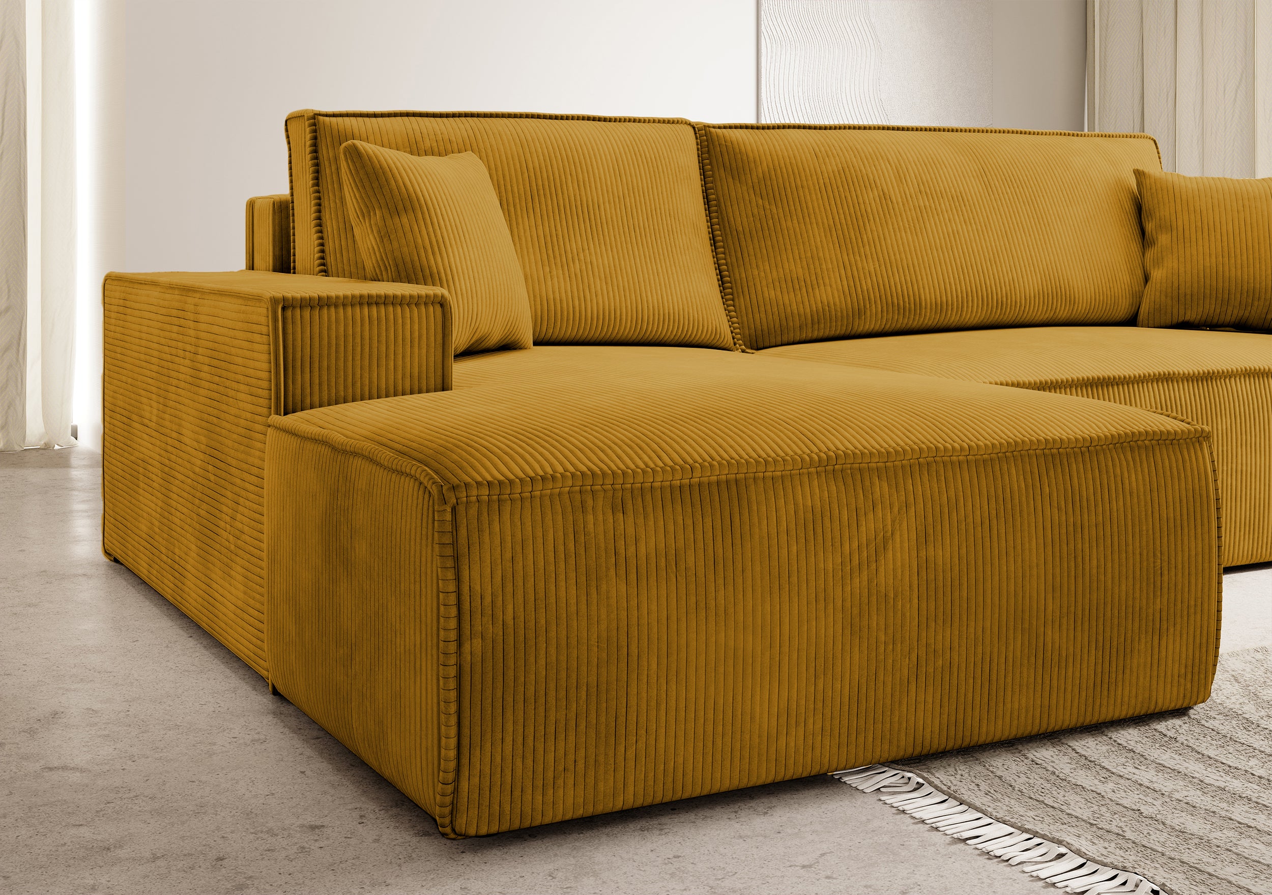selsey-farese-new-ecksofa-mit-schlaffunktion-l-form-links-mit-stauraum-senfgelb- image 3