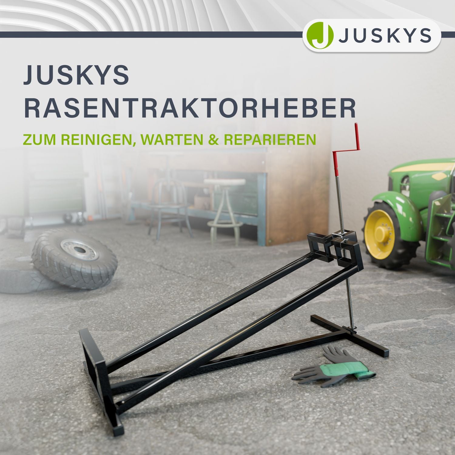 juskys-rasentraktorheber-bis-400-kg-hebevorrichtung-mit-handkurbel-bis-45 image 8