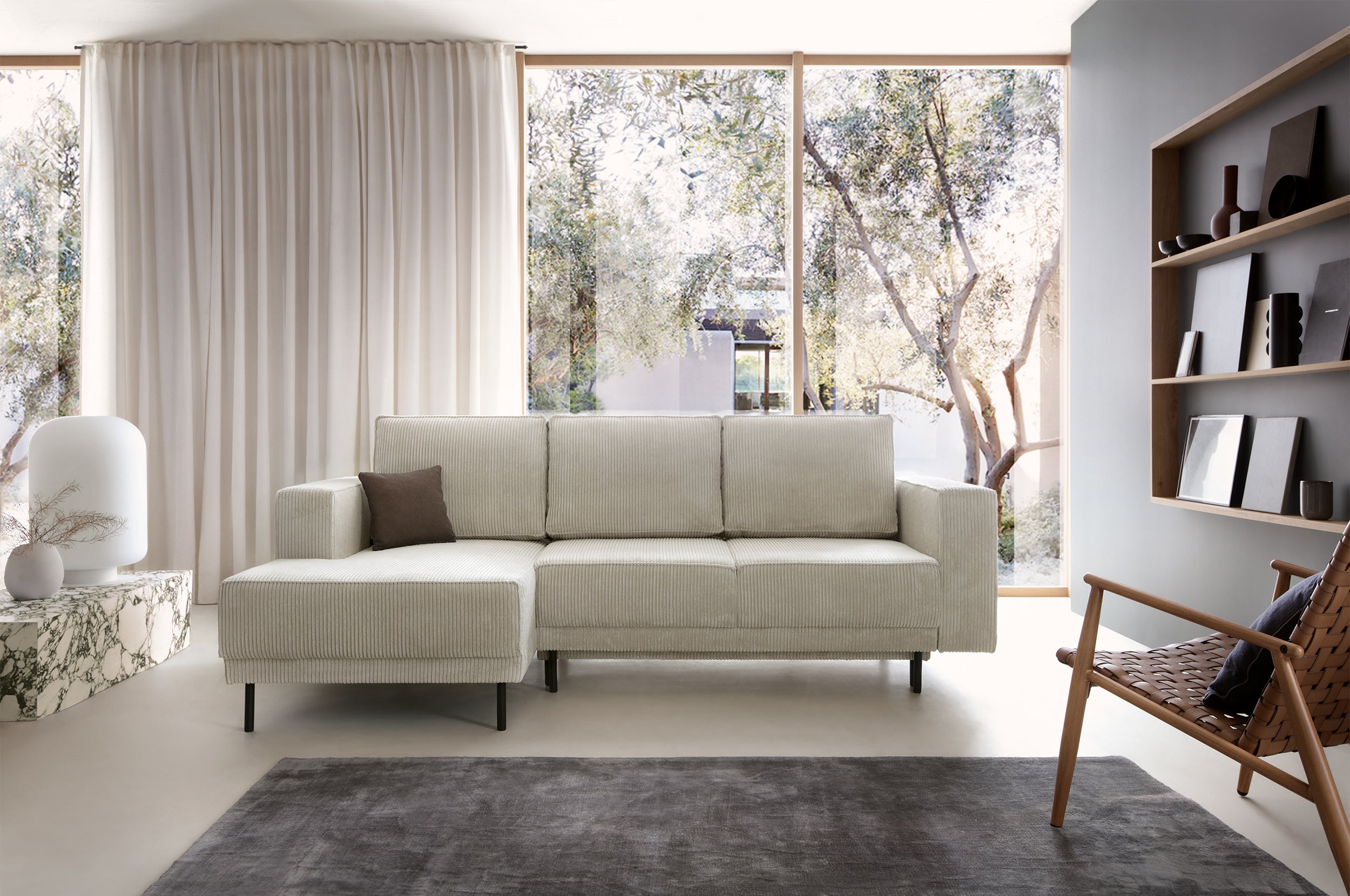 selsey-rodario-mini-ecksofa-l-form-links-mit-schlaffunktion-und-stauraum-cord-gr image 2