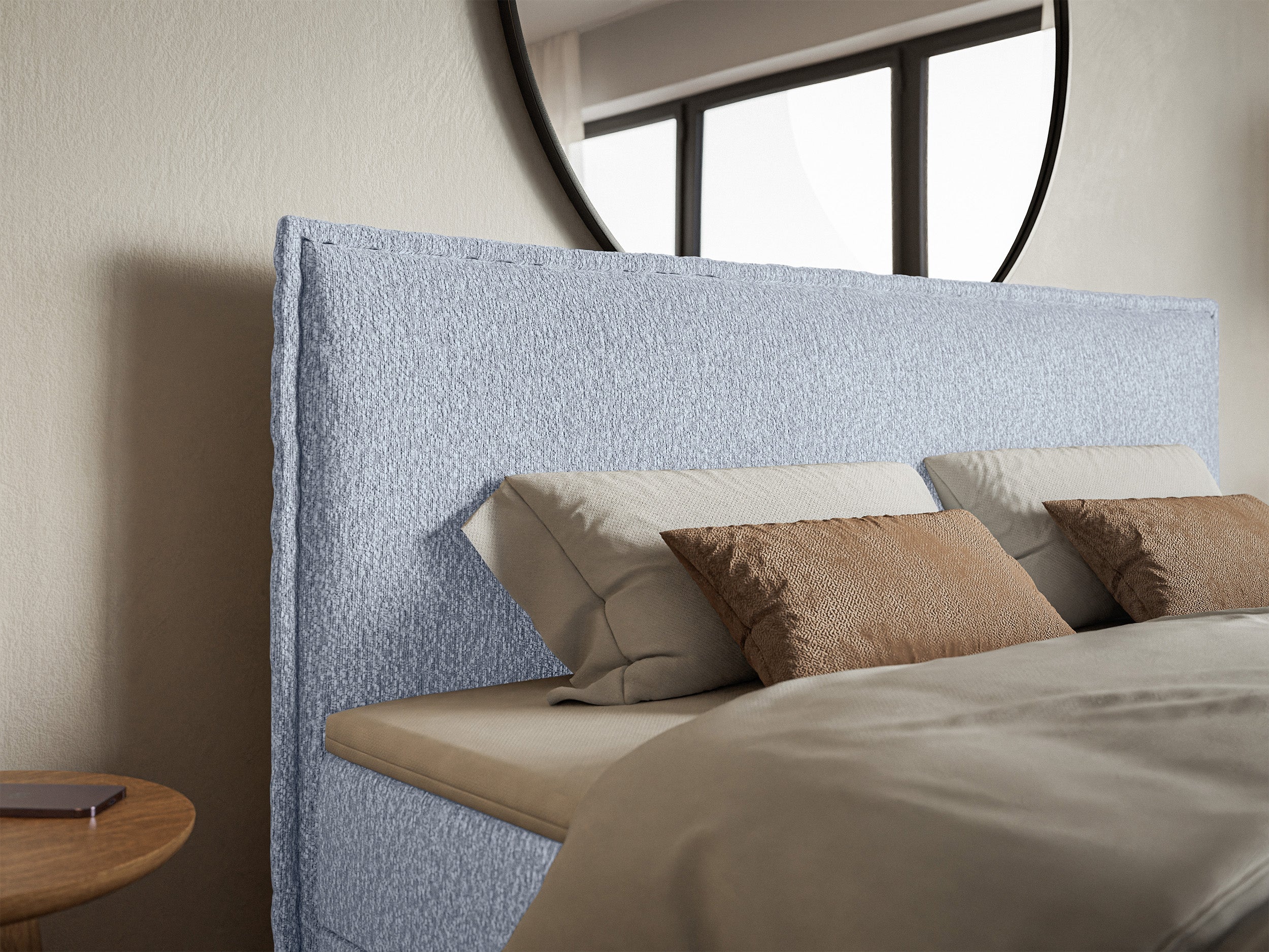 selsey-softie-kontinentalbett-140x200-cm-hellblaue-chenille-mit-stauraum-und-top image 4