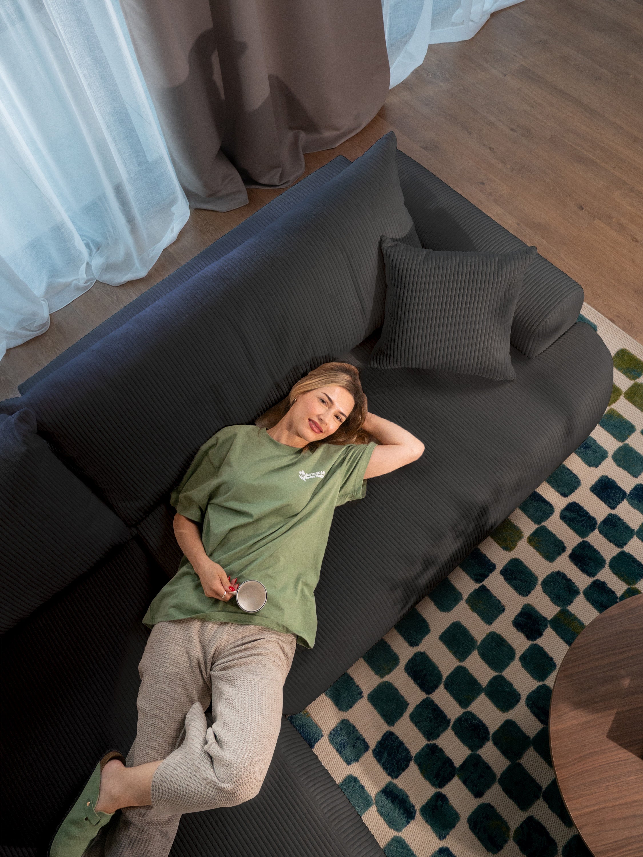 selsey-ovo-cord-ecksofa-mit-schlaffunktion-links-l-form-dunkelgrau image 4