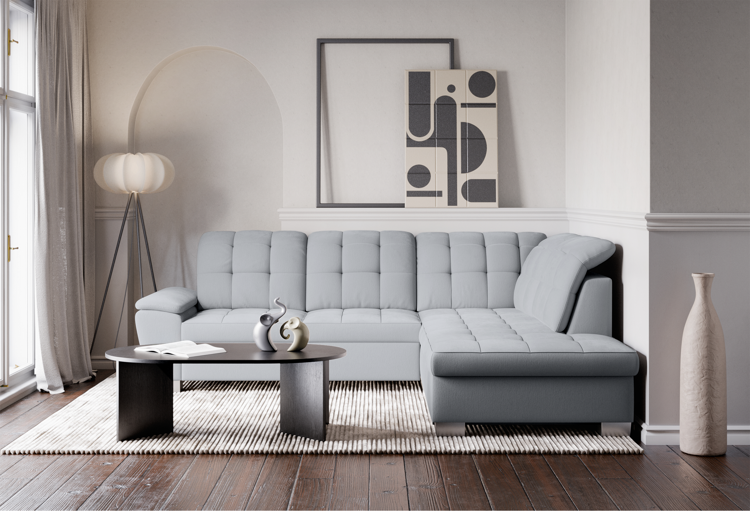selsey-jamaal-ecksofa-l-rechts-mit-schlaffunktion-stauraum-hellgrau image 2