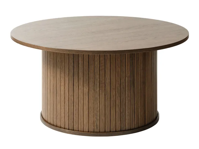 selsey-gativel-runder-holztisch-90-cm-gebrannte-eiche-pilzform image 1