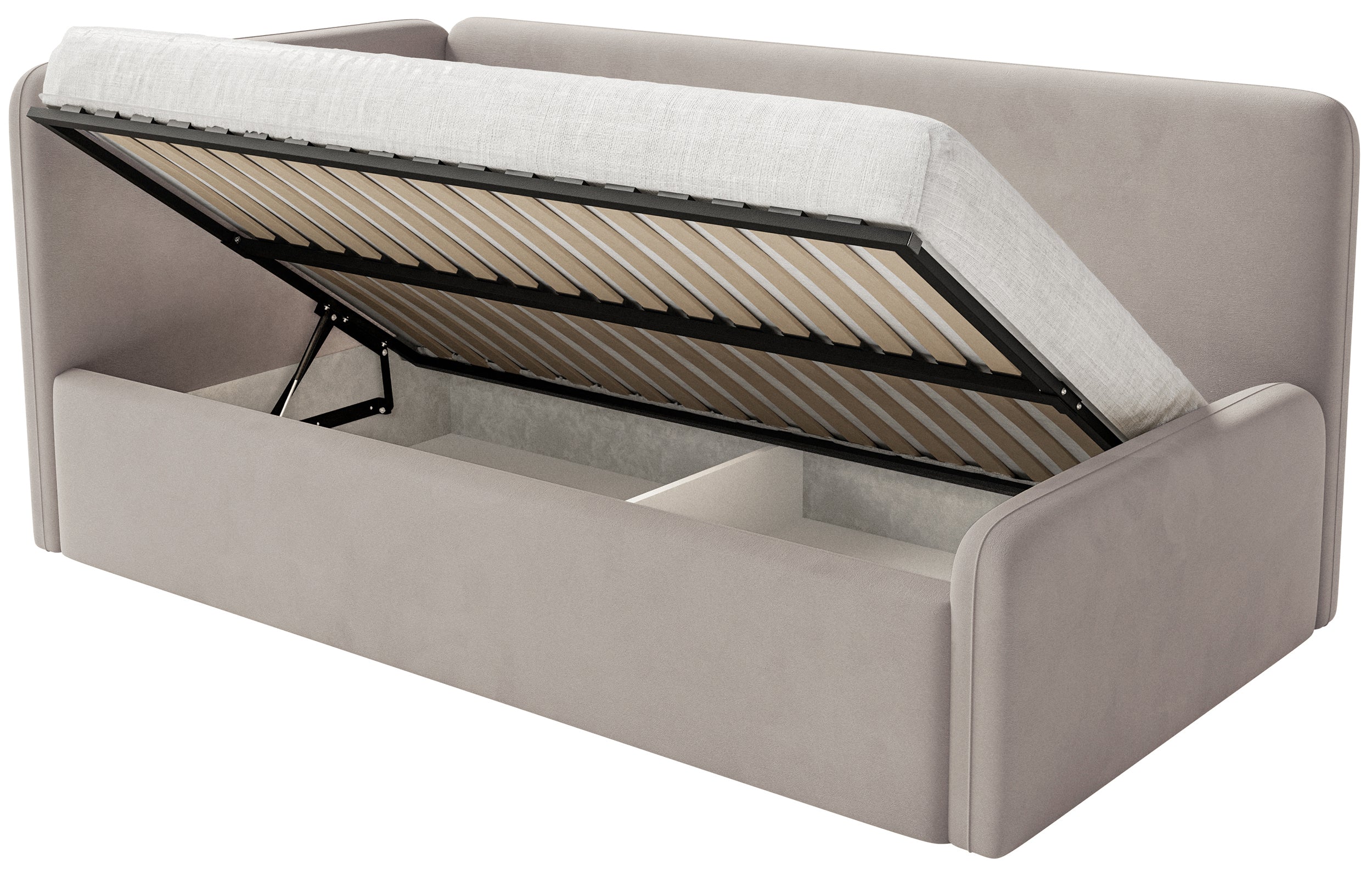selsey-fanklo-jugendbett-120x200-cm-links-grau-beiger-velours-mit-matratze-und-s image 3