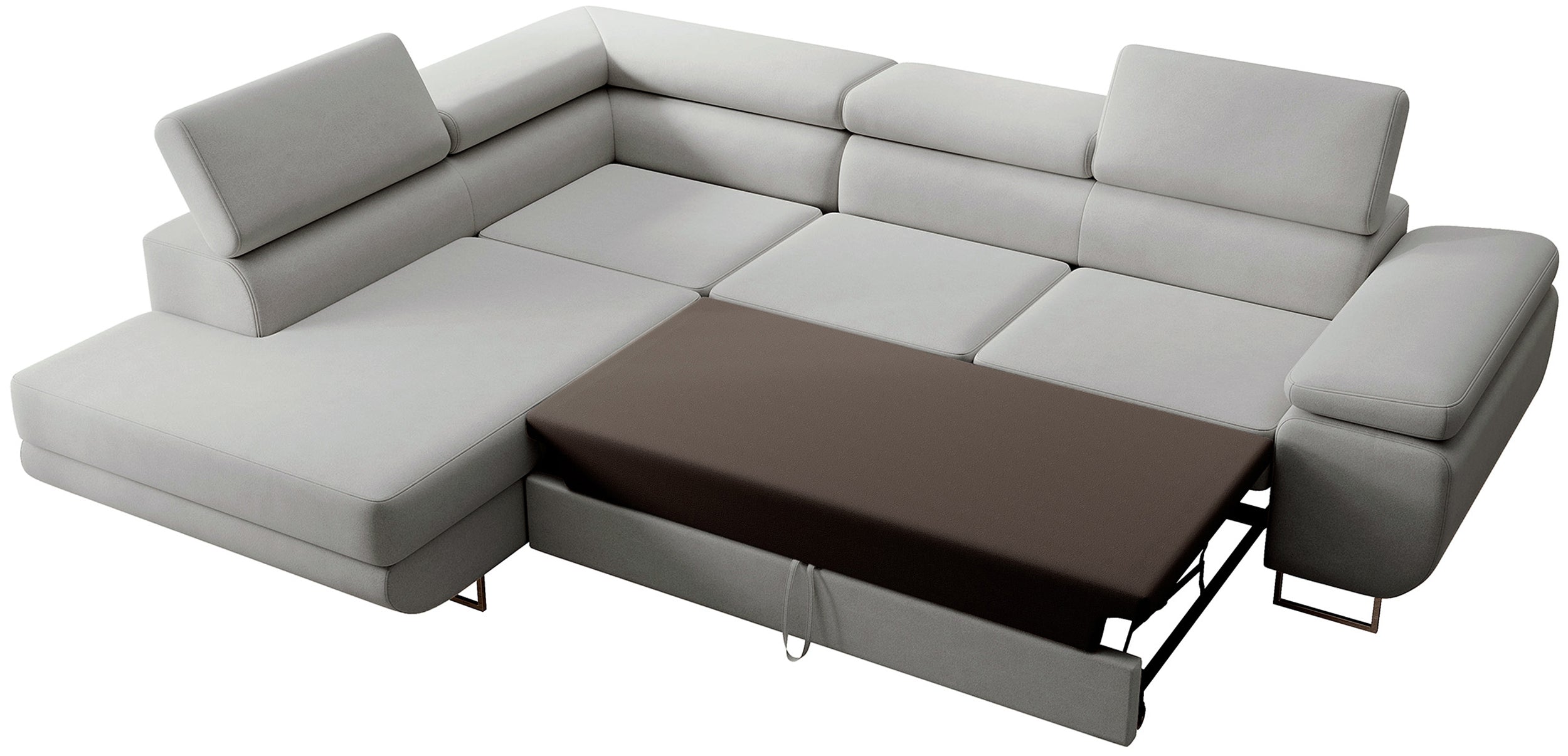 selsey-stevil-ecksofa-mit-schlaffunktion-l-form-links-mit-stauraum-grauer-samt image 3