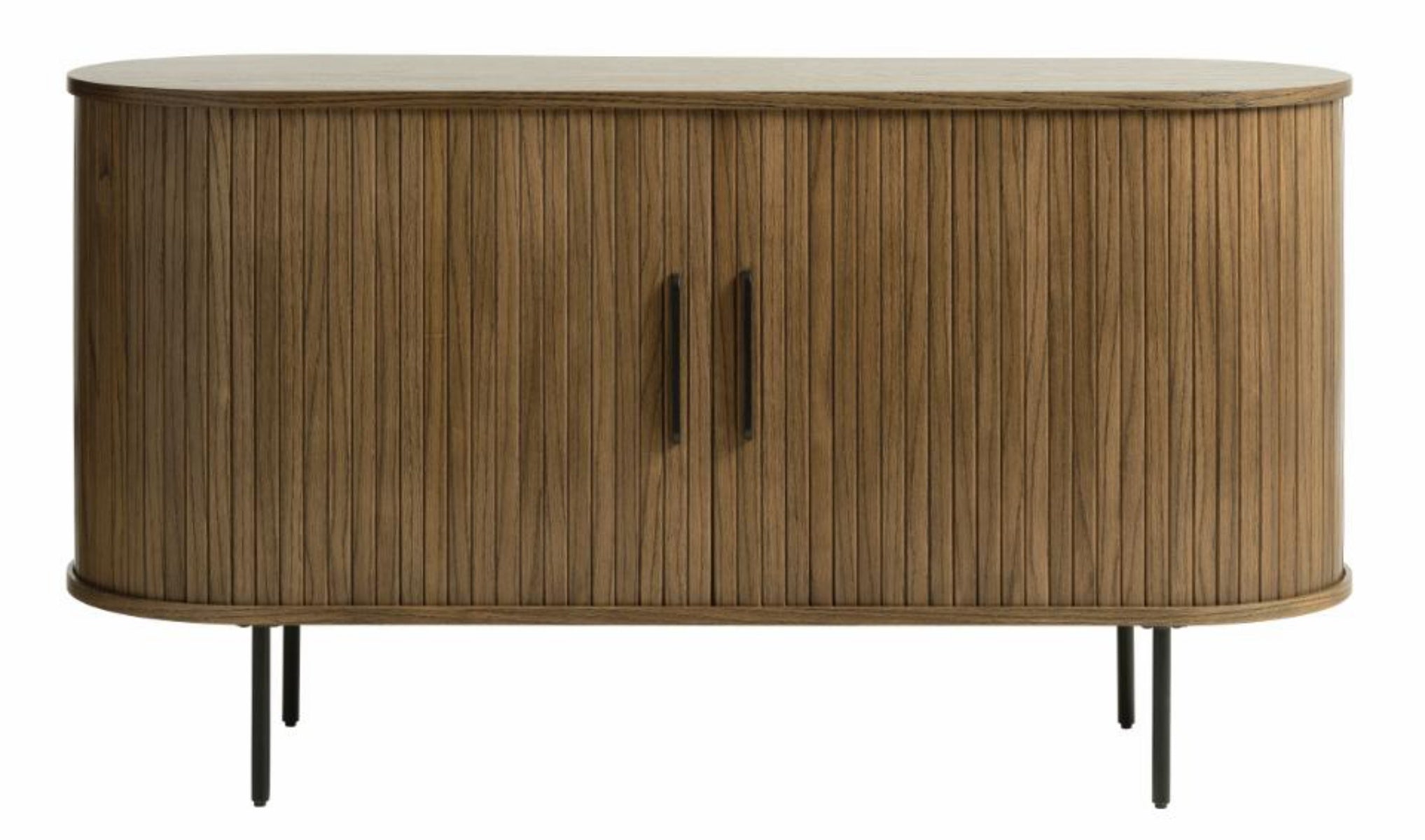 selsey-gativel-kommode-140x76-cm-lamellen-gebrannter-eichenholzton image 1