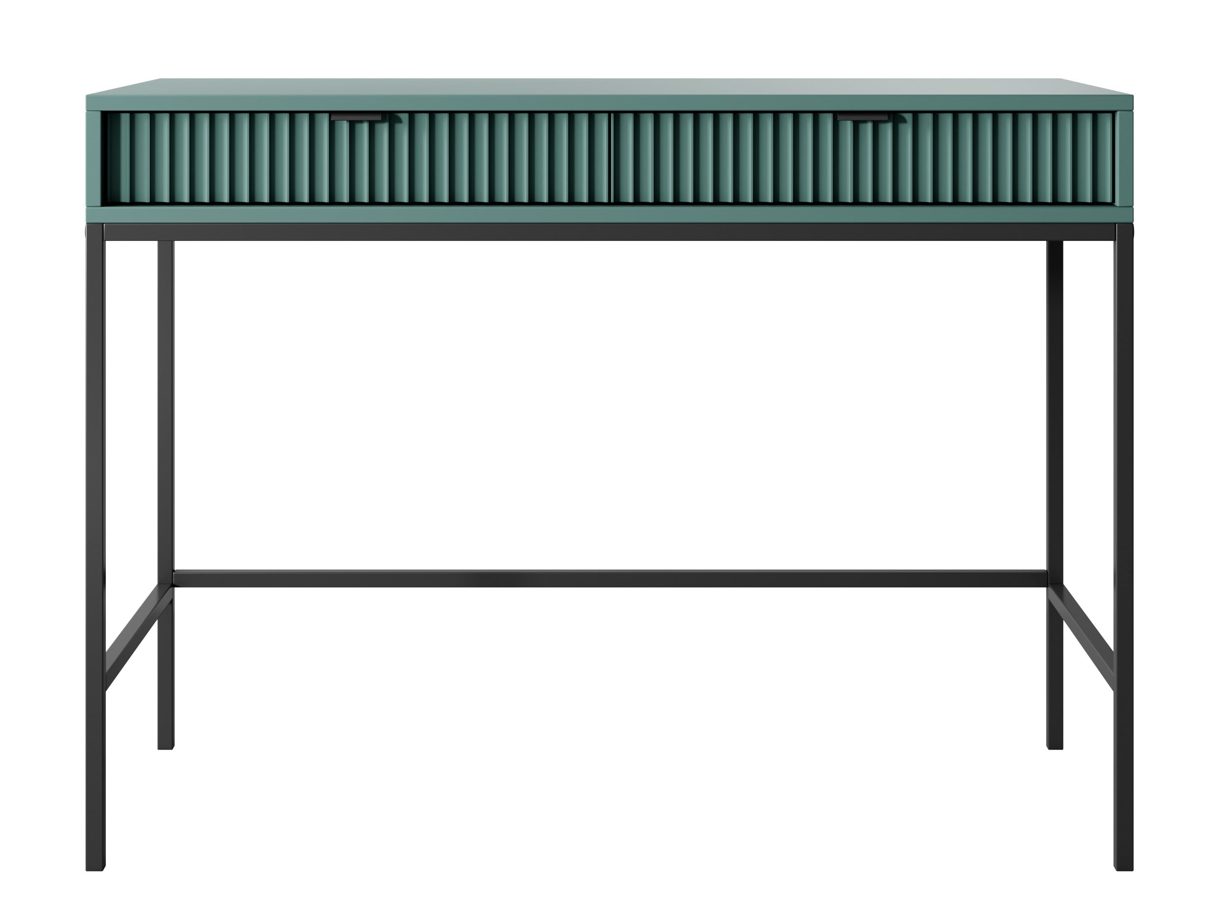 selsey-vellore-schminktisch-schreibtisch-104-cm-gr-n-geriffelte-fronten-schwarze image 3