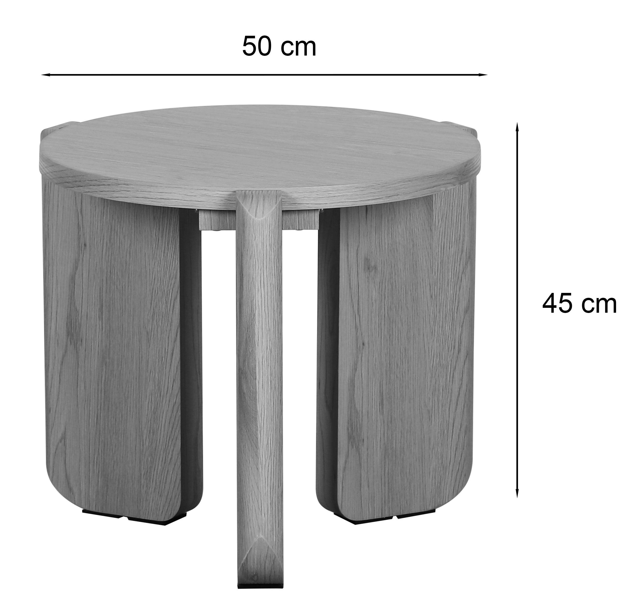 selsey-preffines-s-runder-couchtisch-50-cm-esche-schwarz image 6