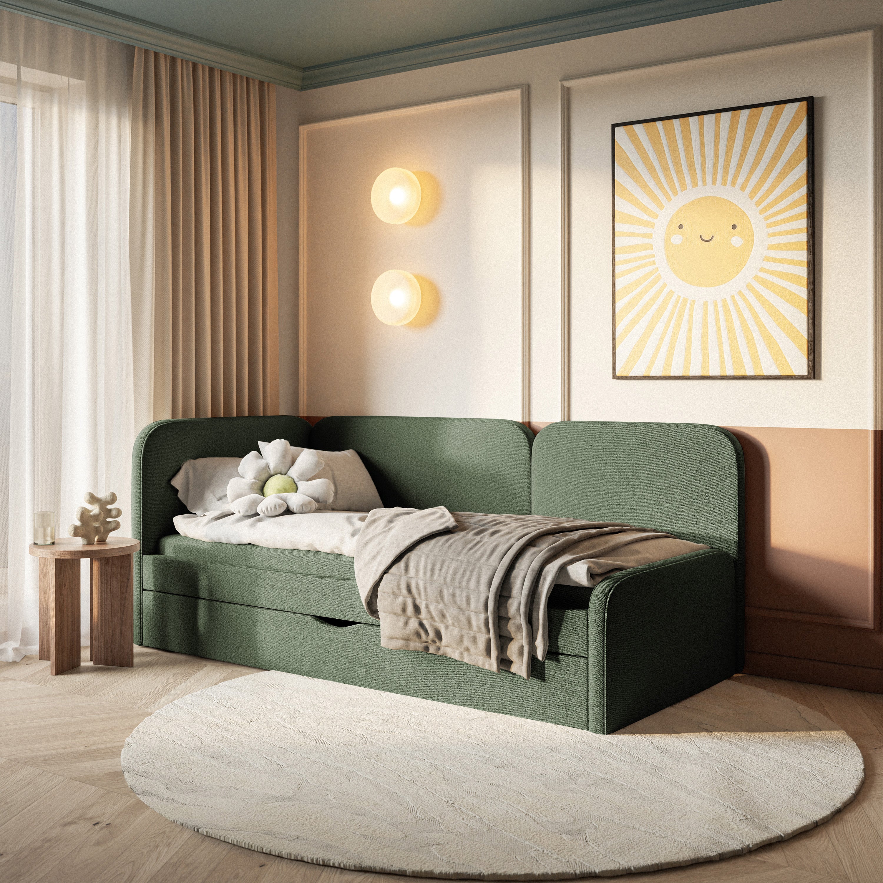 selsey-cuddy-jugendbett-90x200-cm-links-mit-matratze-stauraum-olivgr-n-jersey image 2