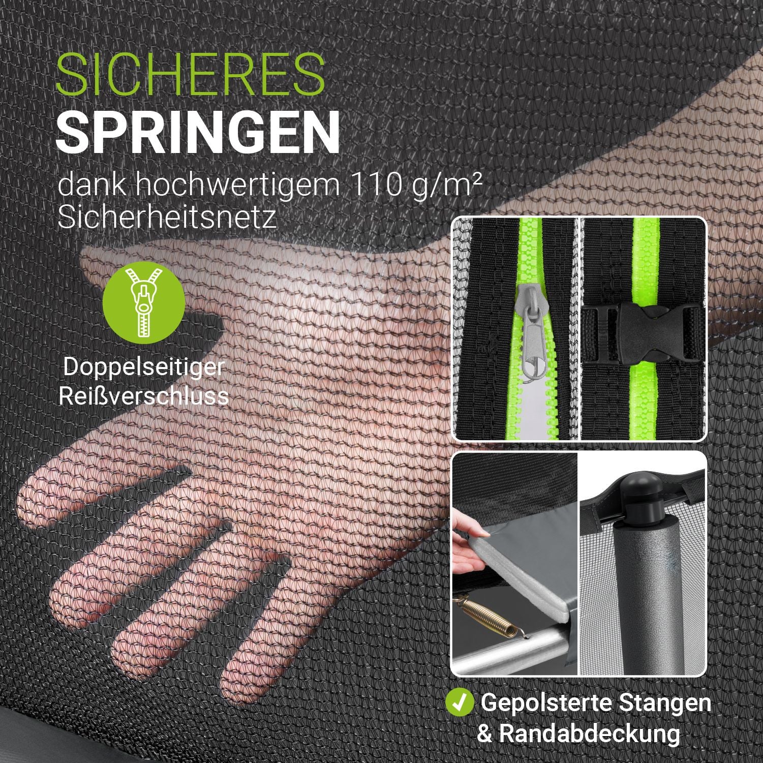 juskys-outdoor-trampolin-skybounce-s-schwarz-anthrazit-mit-sicherheitsnetz image 4