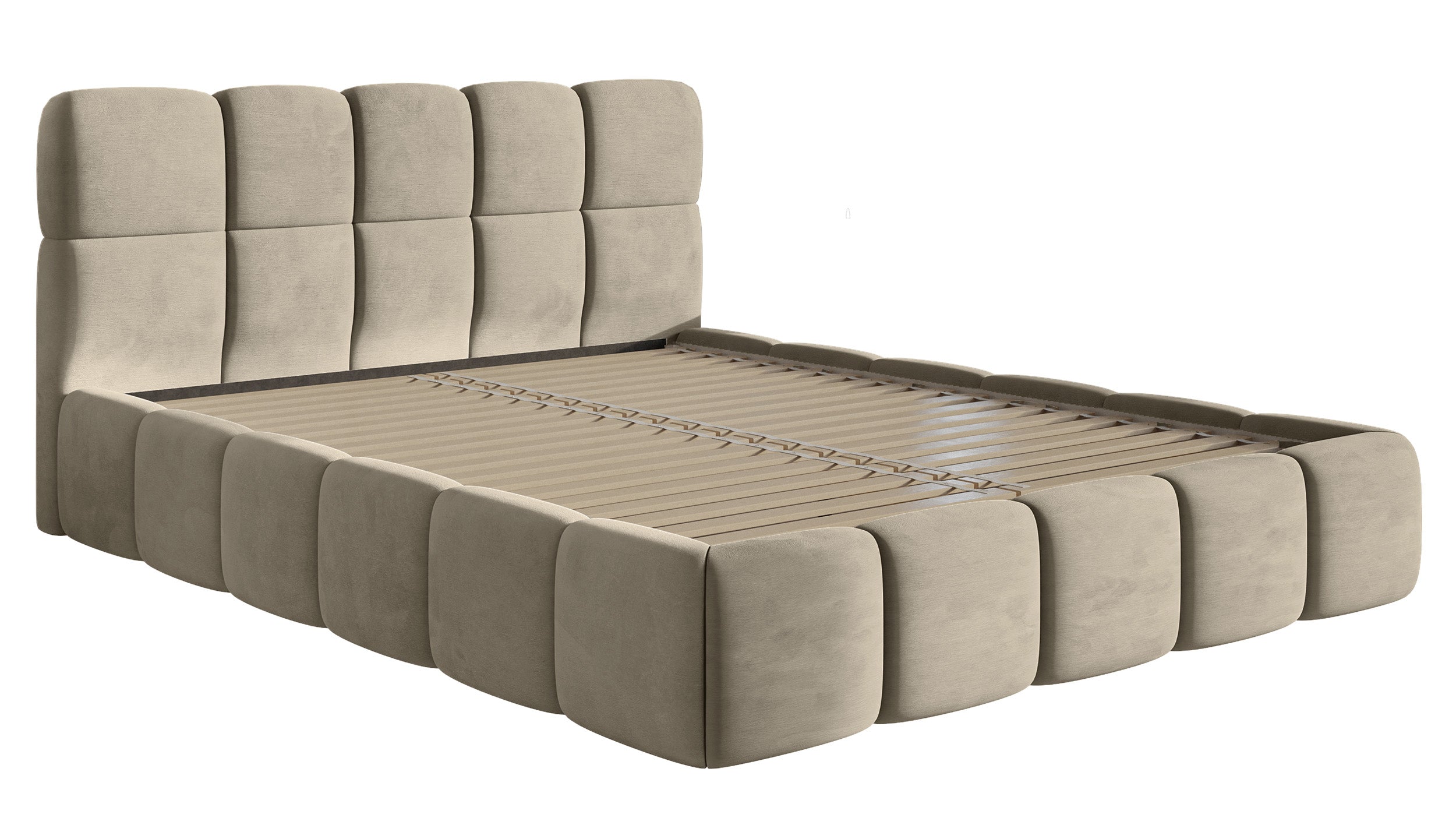 selsey-cloudy-bett-120x200-cm-grau-beige-velours-wasserabweisend image 3