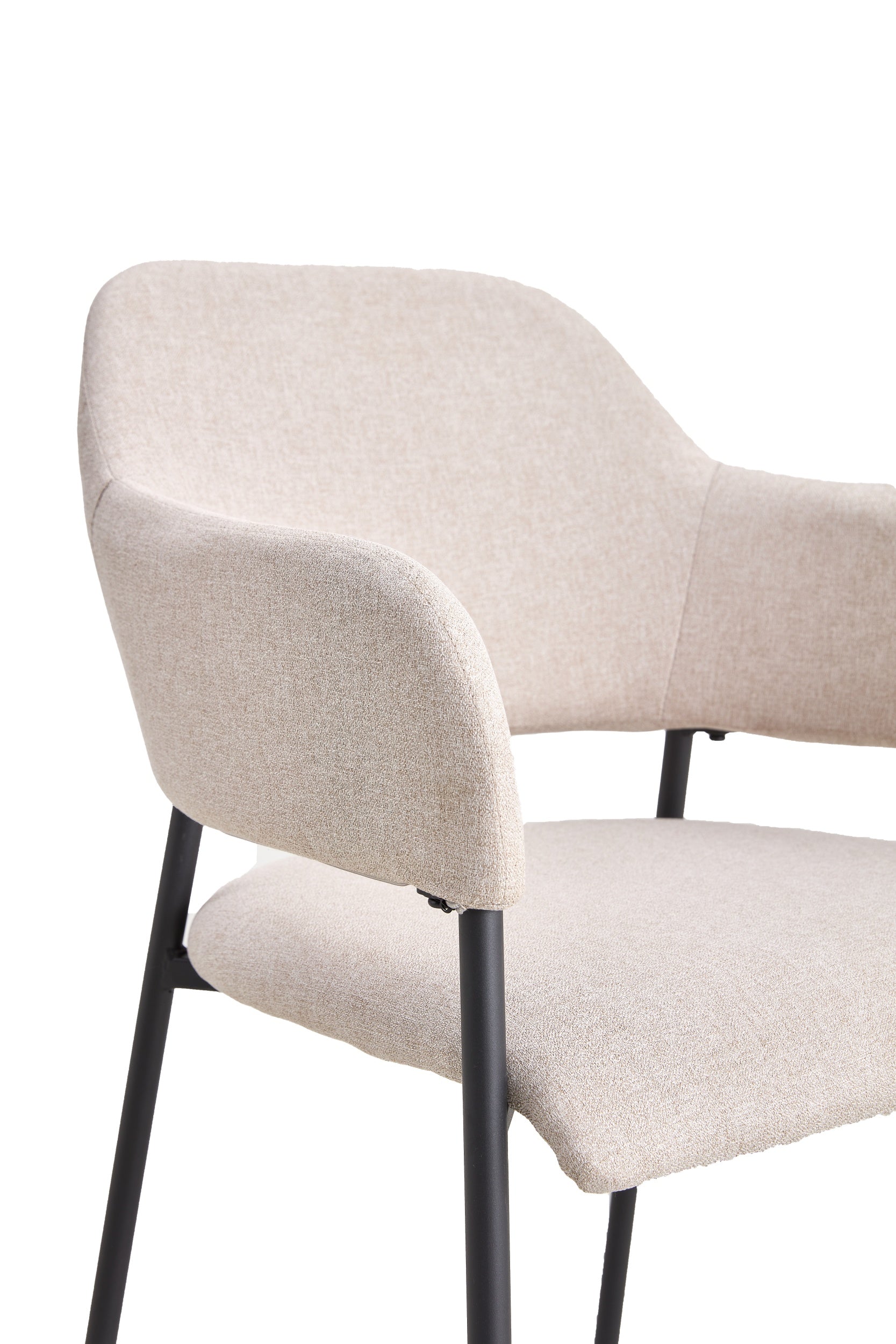 selsey-azhai-stuhl-mit-armlehnen-gepolstert-beige image 7