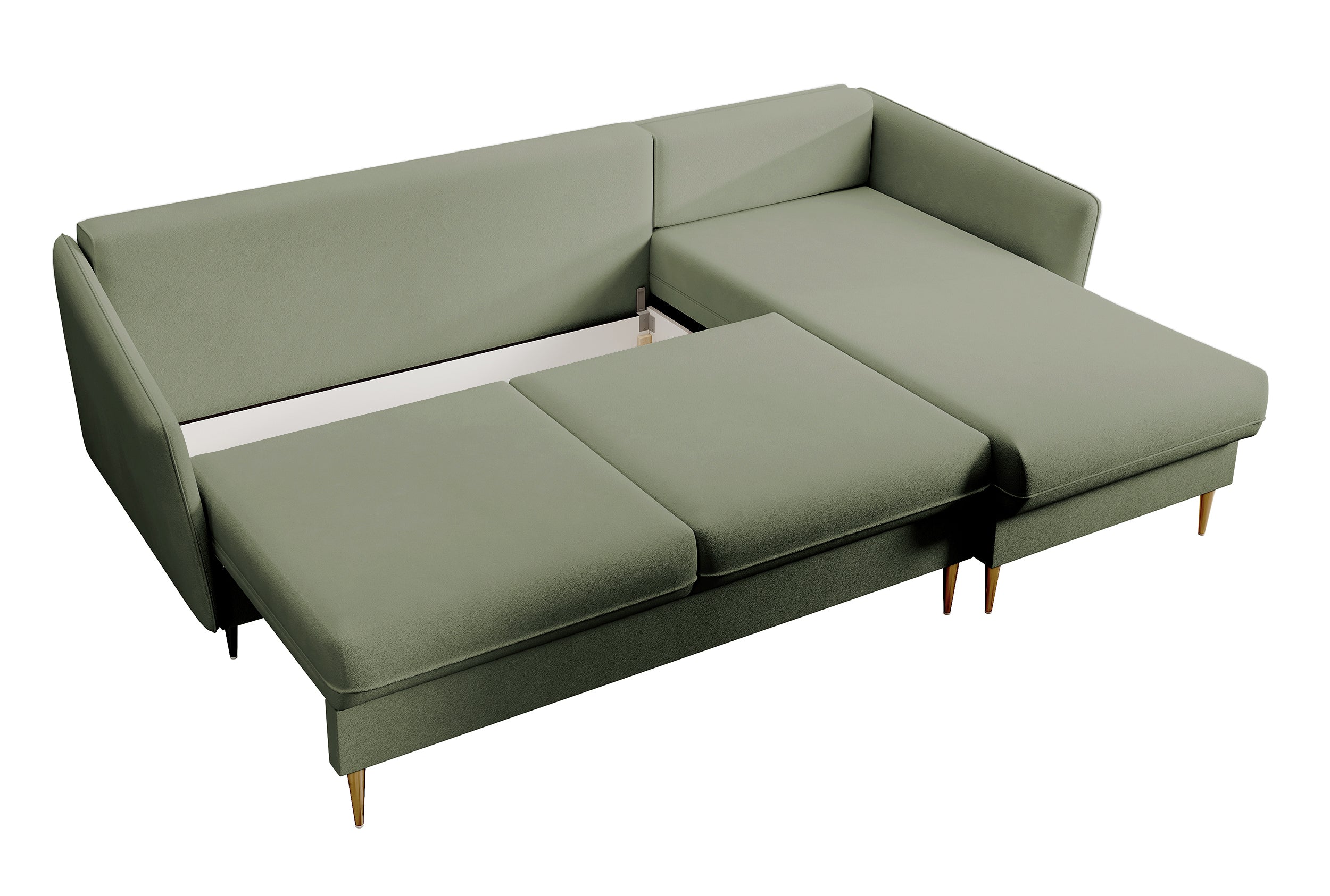 selsey-volio-ecksofa-mit-schlaffunktion-salbeigr-ner-samt-universell-goldene-bei image 7