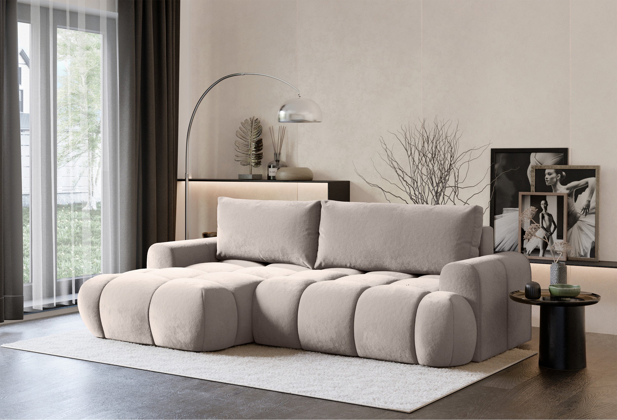 selsey-ombo-mini-ecksofa-l-f-rmig-links-grau-beige-samt-mit-schlaffunktion-und-s image 4