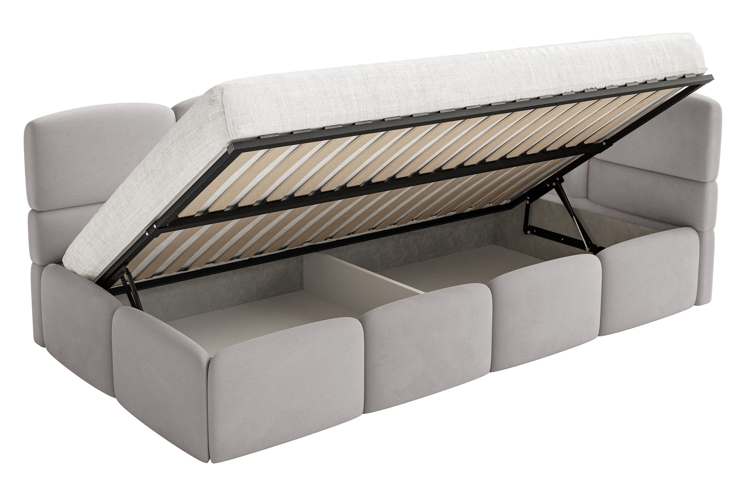 selsey-cloudy-jugendbett-120x200-cm-rechtsseitig-mit-stauraum-hellgrauer-velours image 3