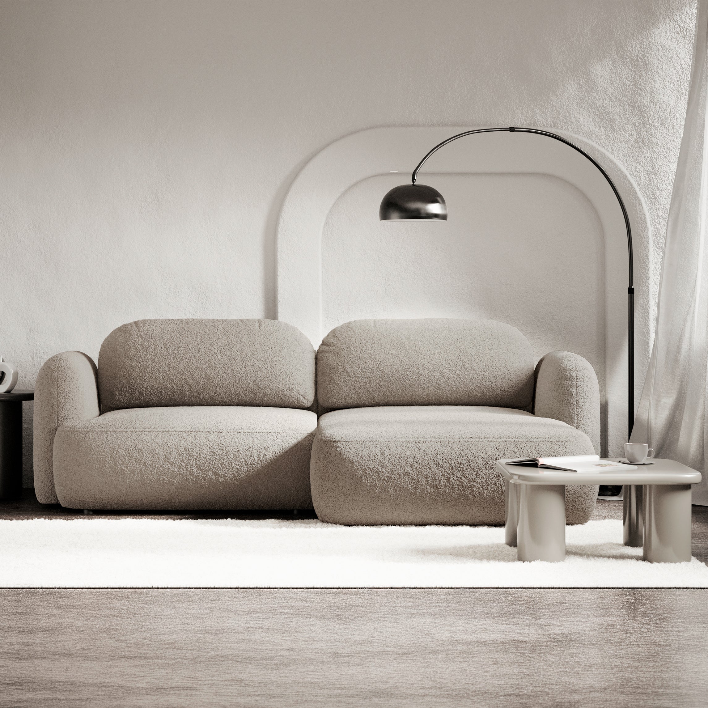 selsey-tvoya-ecksofa-mit-schlaffunktion-l-f-rmig-rechtsseitig-grau-beige-boucl image 2