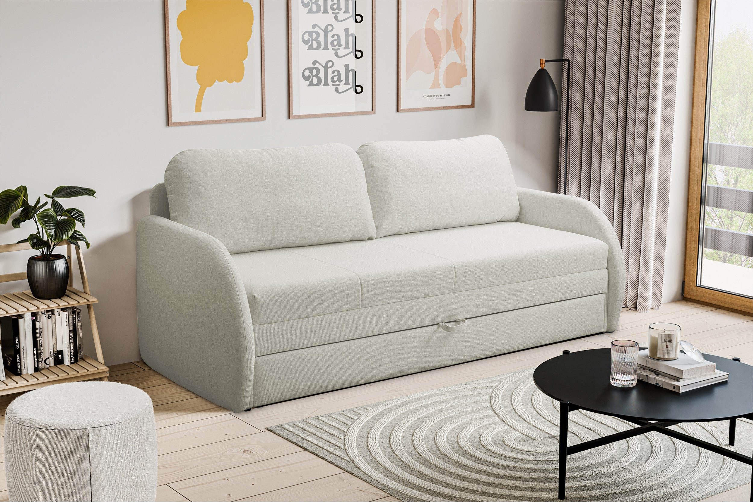 selsey-diego-drei-sitzer-schlafsofa-in-creme-geflecht-stoff-mit-schlaffunktion image 2