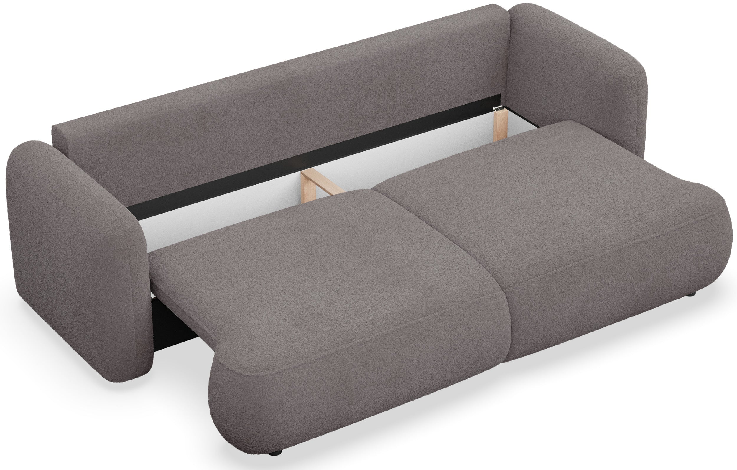 selsey-tvoya-3-sitzer-schlafsofa-ausklappbar-graubrauner-boucl image 4