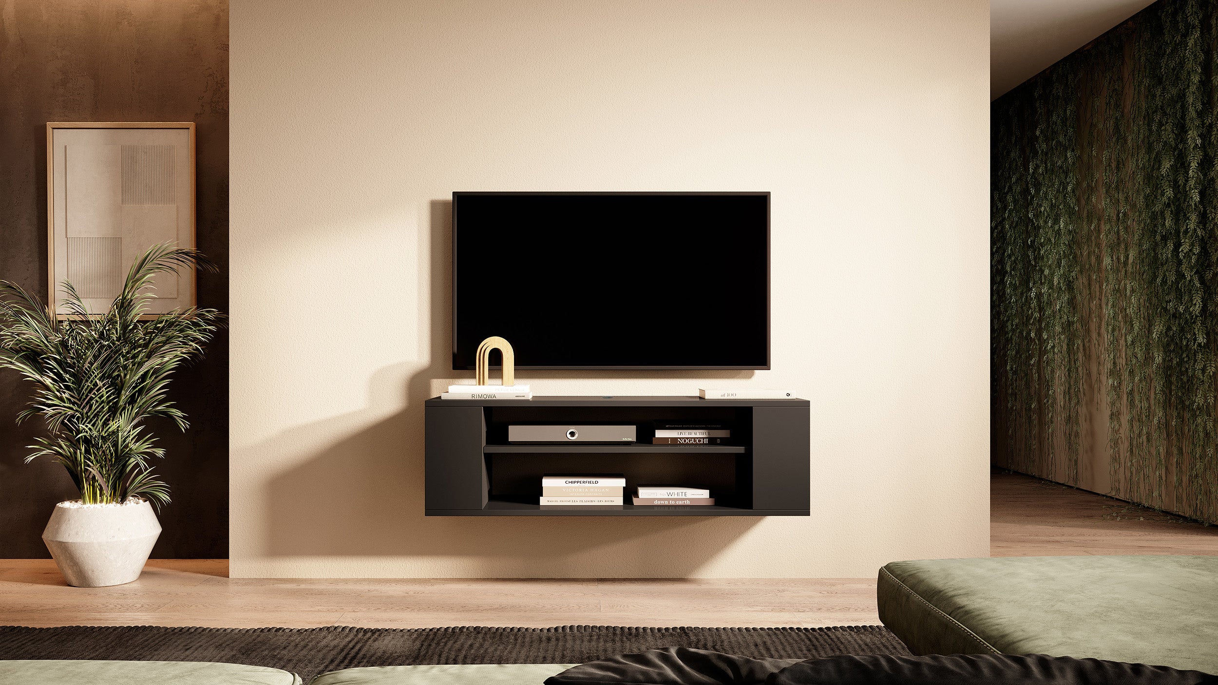 selsey-wall-tv-schrank-100-cm-schwarz image 4