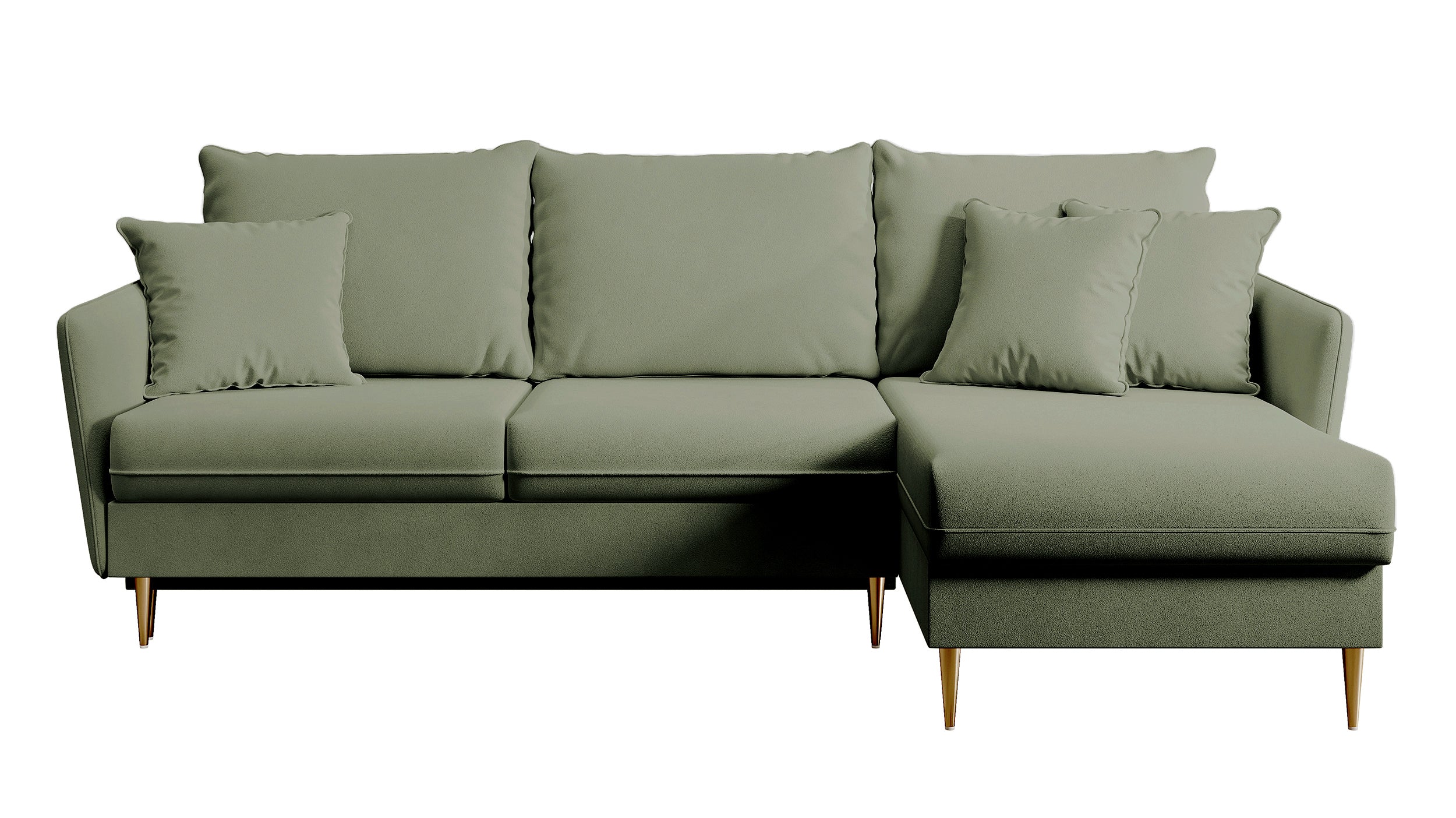 selsey-volio-ecksofa-mit-schlaffunktion-salbeigr-ner-samt-universell-goldene-bei image 1