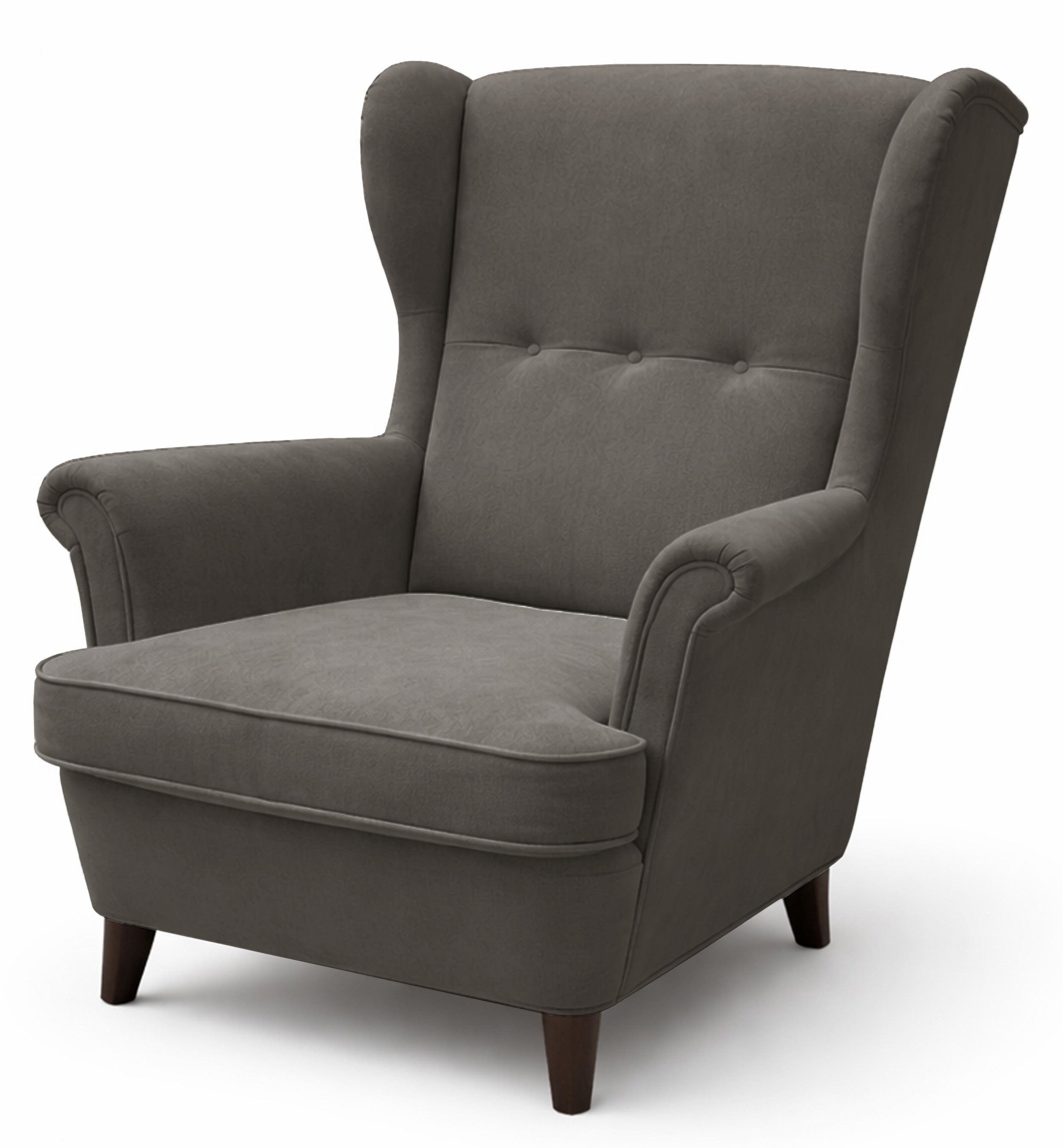 selsey-malmello-ohrensessel-mit-hocker-aus-dunkelgrauem-velours image 4