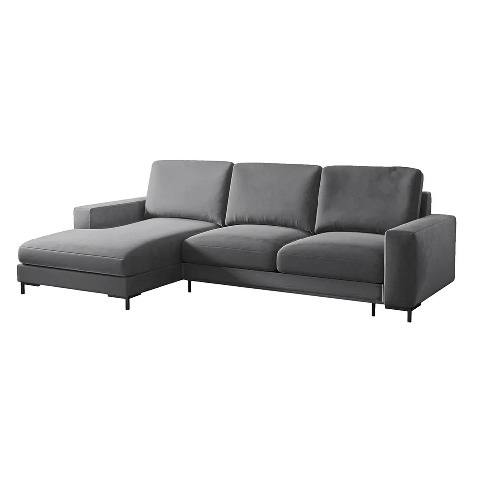 selsey-mokpeo-ecksofa-mit-schlaffunktion-links-grafit-samt-schwarze-f-e image 1