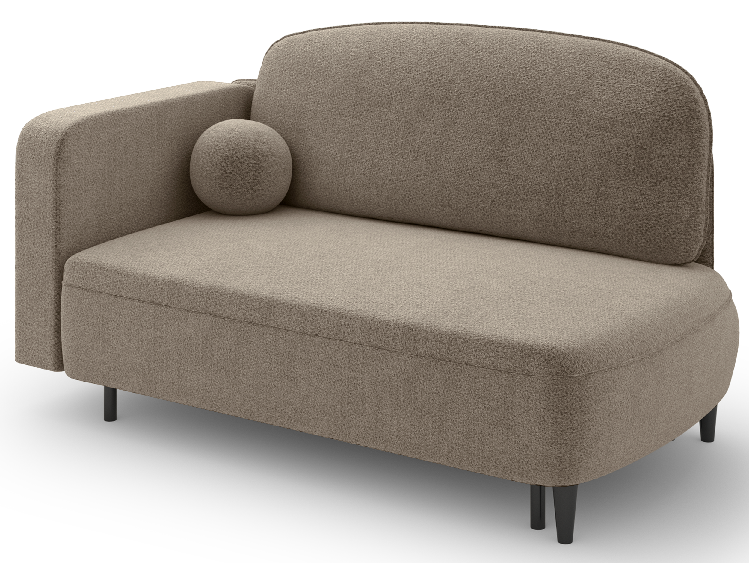 selsey-pinkio-ausziehbare-liege-rechts-mit-stauraum-dunkelbeige-chenille image 3