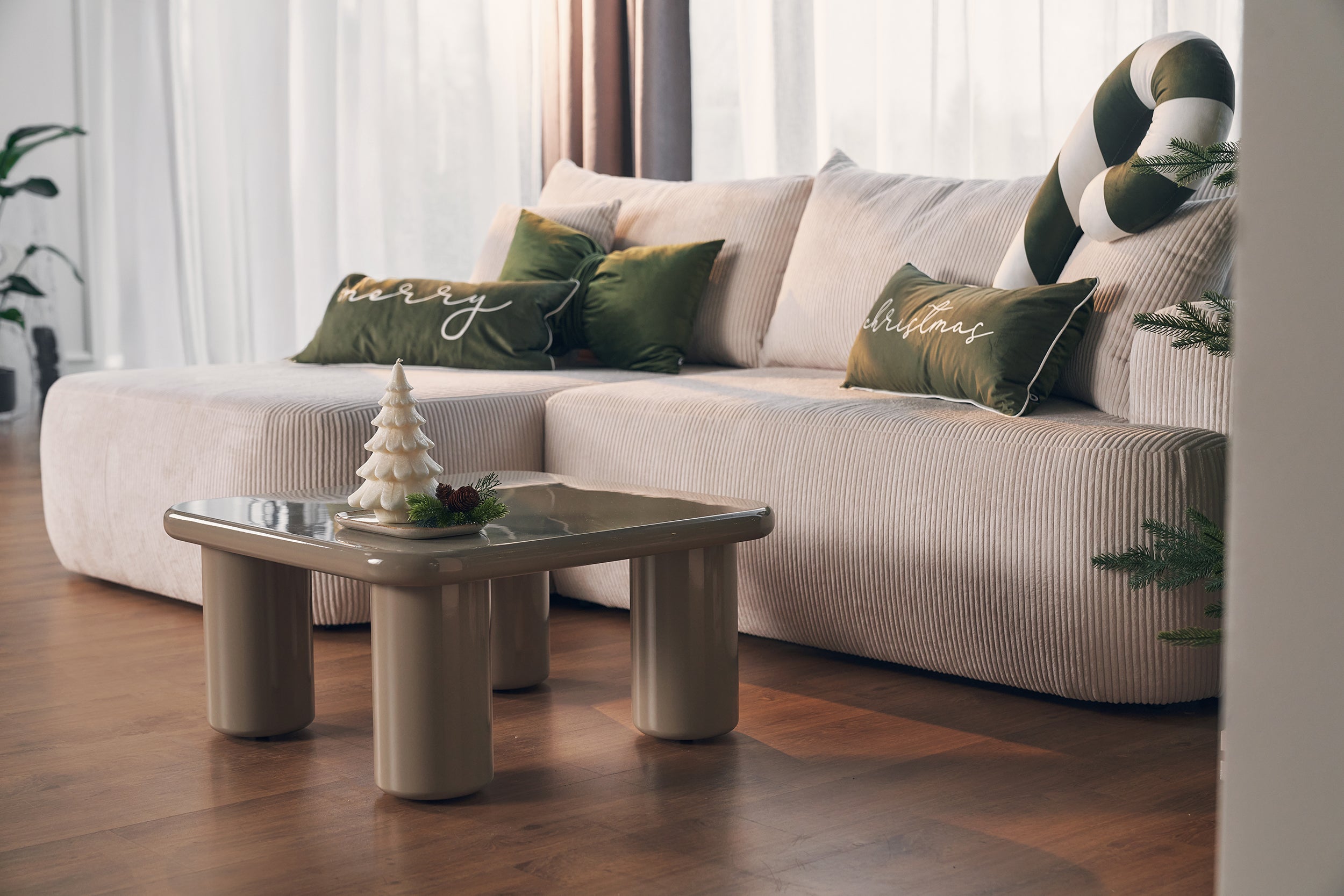 selsey-vellity-couchtisch-70x70-cm-beige-hochglanz-mdf image 4